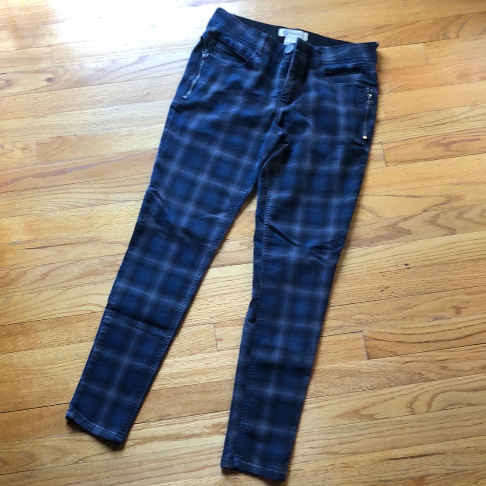 Democracy plaid jeans